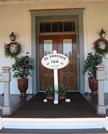 Front Door to El Presidio bed and Breakfast - Tucson