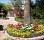 El Presidio Inn Courtyard Palm Tree Flower Bed